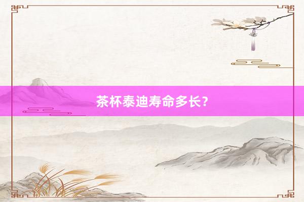 茶杯泰迪寿命多长？